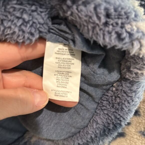 Thread & Supply Boxy cozy Sweatshirt Patterned with quarter zip - Picture 8 of 11